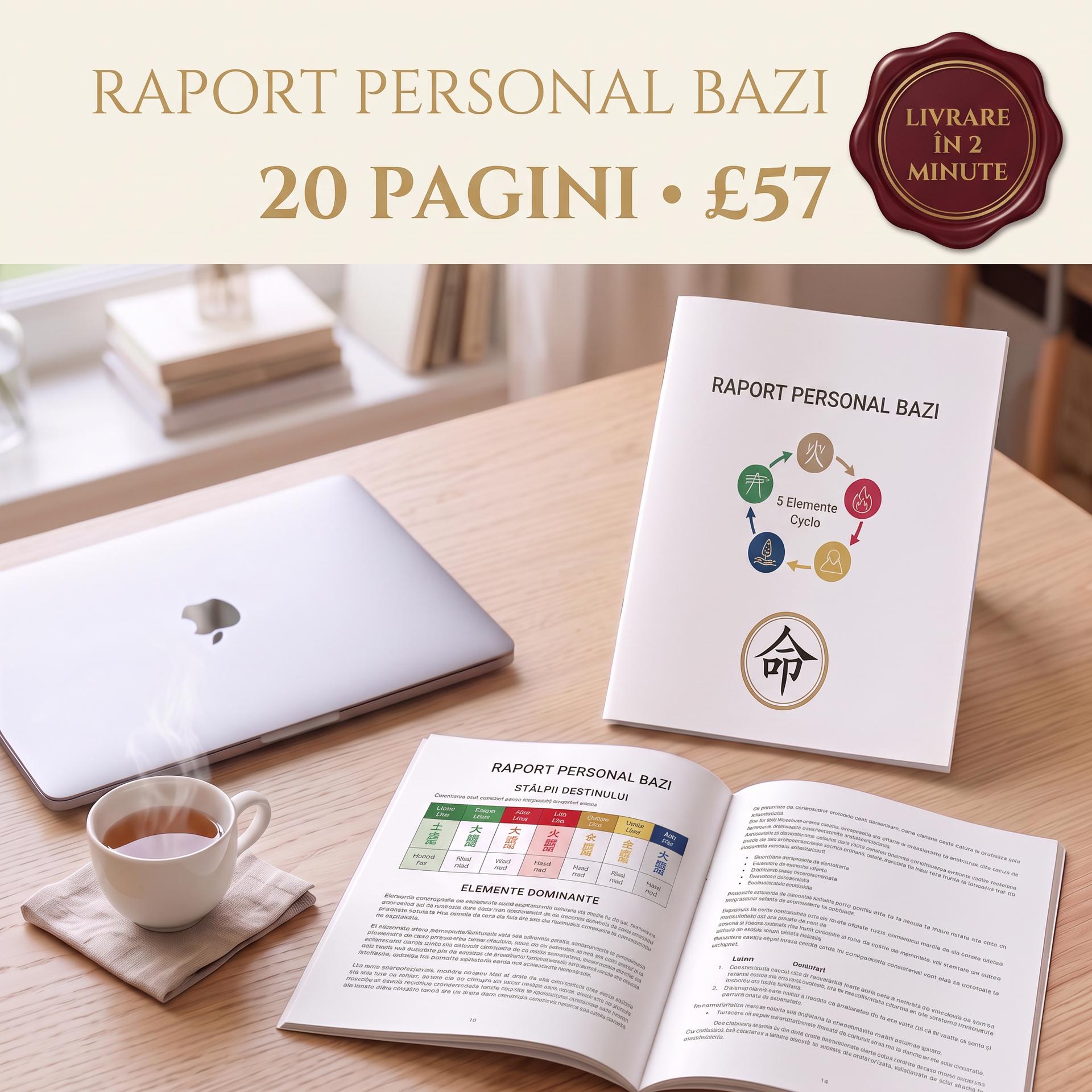 Raport Personal BaZi, 20 pagini, £57
